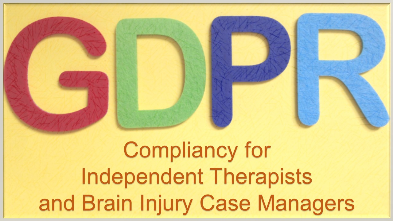 GDPR for Therapists and Case Man logo